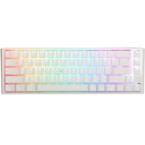 Ducky One 3 Classic Pure White SF tastatur Spil USB Tysk Hvid
