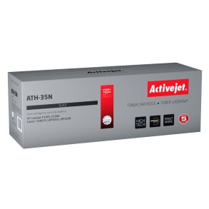 Activejet ATH-35N Tonerpatron (erstatning HP 35A CB435A, Canon CRG-712; Supreme; 1800 sider; sort)