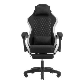 Mars Gaming MGC-X Fabric PC gamingstol Polstret s�de Sort, Hvid