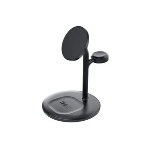 Green Cell MSST-GC-3IN1-B oplader til mobil enhed Hovedtelefoner, Headset, Smartphone, SmartWatch Sort Trdls opladning Automatisk