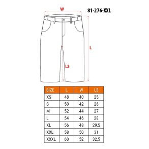 NEO tools 81-276-XXL beskyttende shorts