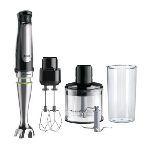 Braun MultiQuick 7 0X22111427 blender Neds�nkning blender 1000 W Sort, Satin st�l