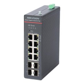 Hikvision DS-3T1512HP-SI-8P4FKIT(240W) netv�rksswitch Administreret Gigabit Ethernet (10/100/1000) Str�m over Ethernet (PoE) Sort