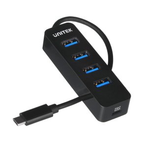 UNITEK HUB USB-C 4XUSB-A 3.1, AKTIV, 10 WATT,H1117B