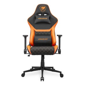 COUGAR CGR-A2F Universal gamingstol Polstret vatteret s�de Sort, Orange
