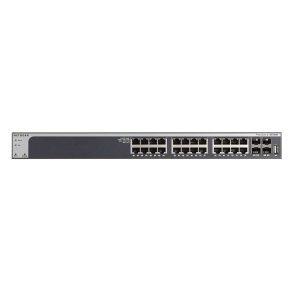 NETGEAR XS728T Administreret L2+/L3 10G Ethernet (100/1000/10000) Sort