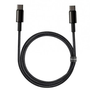 Baseus CATWJ-01 USB-kabel 1 m USB C 100 W Sort