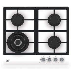 Beko HILW 64225 SW Hvid Indbygget 60 cm Gaskomfur 4 zone(s)