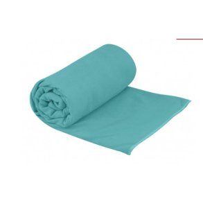 Sea To Summit Tek hurtigtrrende rejsehndklde Drylite Large Baltic 60 x 120 cm turkis 1 stk