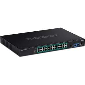 Trendnet TI-RP262i Administreret L2 Gigabit Ethernet (10/100/1000) Str�m over Ethernet (PoE) 1U Sort