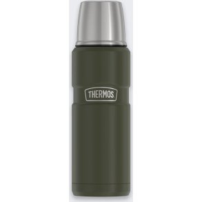 Thermosflaske til drikkevarer 470 ml THERMOS - militrgrn