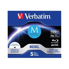Verbatim 43834 blank Blu-ray disk BDXL 100 GB 5 stk