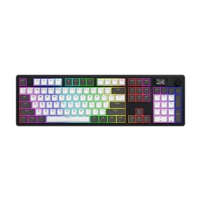 HATOR Skyfall Pro Wireless 100 tastatur Spil USB + RF Wireless + Bluetooth QWERTY US engelsk Sort, Gr�