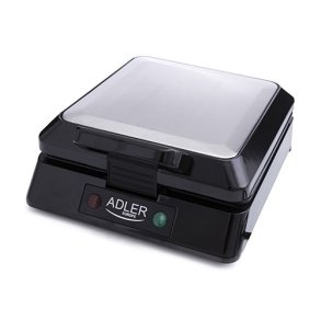 Adler AD 3036 vaffeljern 4 vaffel/vafler 1500 W Sort, Gr�