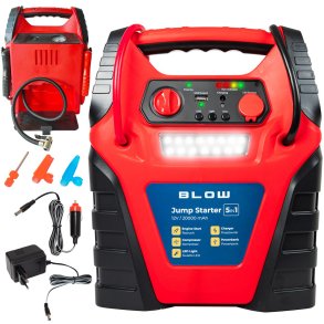 Jumpstarter kompressor ensretter 5in1