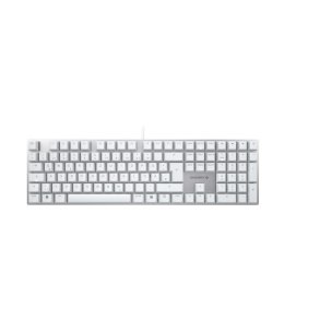CHERRY KC 200 MX tastatur Universel USB QWERTZ Tysk S�lv, Hvid