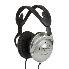 Koss UR18 hovedtelefoner/headset Ledningsfrt Musik Sort, Slv