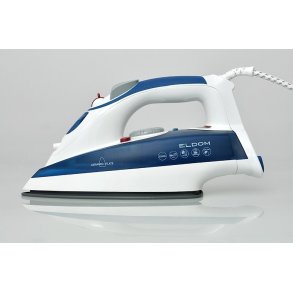 ELDOM DA28C strygejern T�r & dampstrygejern Keramisk stryges�l 2200 W Bl�, Hvid