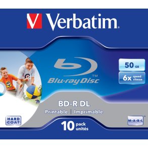 Verbatim 43736 blank Blu-ray disk BD-R 50 GB 10 stk