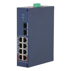 Dahua Technology CHS4210-8GT-110 netv�rksswitch Administreret L2 Gigabit Ethernet (10/100/1000) Str�m over Ethernet (PoE) DIN rail M�rkebl�