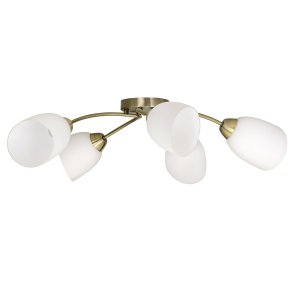 Klassisk lysekrone vedh�ng loftslampe Activejet BENITA Patina 5xE27 til stuen