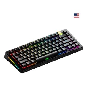 Glorious Gaming GMMK 3 PRO HE 75% Prebuilt tastatur Spil RF trdls + Bluetooth QWERTY US engelsk Sort