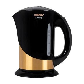 Zelmer ZCK7630 Crystal Gold elkedel, 1,7 liter, 2200 W, sort og guld