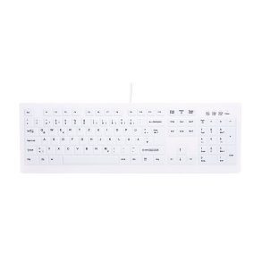 Contour Design Active Key AK-C8100 tastatur Kontor RF tr�dl�st Tysk Hvid