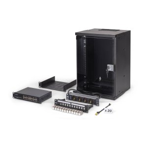 Digitus DN-49103-SET stativ 9U Vgmonteret stativ Sort