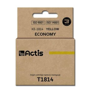 Actis KE-1814 blk (erstatning Epson T1814; Standard; 15 ml; gul)