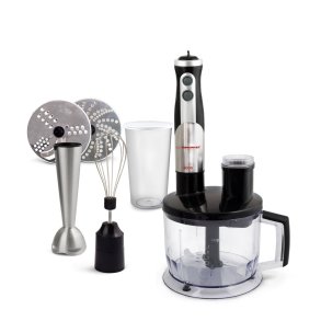 Esperanza EKM004 blender 0,6 L Nedsnkning blender Sort, Slv, Transparent 800 W