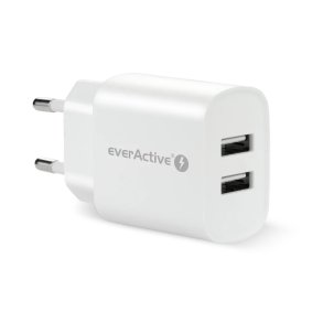 Charger 2 x USB 2.4A white