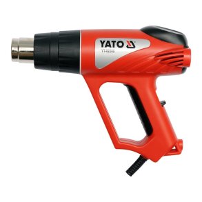 Yato YT-82288 varmepistol Varmluftspistol 500 l/min 550 C 2000 W Sort, Rd