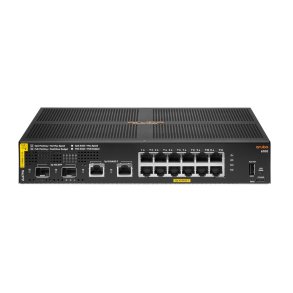 HPE Aruba Networking 6100 12G Class4 PoE 2G/2SFP+ 139W Administreret L3 Gigabit Ethernet (10/100/1000) Str�m over Ethernet (PoE) 1U Sort