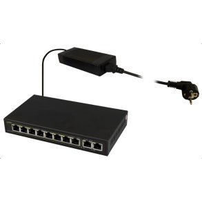 PULSAR SG108 netvrksswitch Gigabit Ethernet (10/100/1000) Strm over Ethernet (PoE) Sort