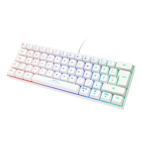 Deltaco Gaming GAM-075-W-DE tastatur Spil USB QWERTZ Tysk Hvid