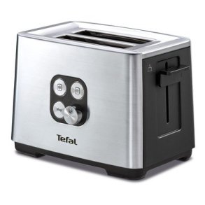 Tefal Equinox TT420D 7 2 skive(r) Sort, Rustfrit st�l