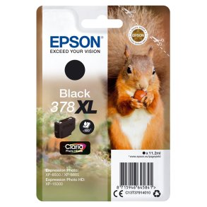 Epson Squirrel C13T37914020 blkpatron 1 stk Original Hjt (XL) udbytte Sort