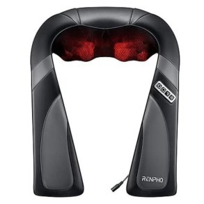Renpho U-Neck Go massageapparat Tilbage, Ben, Skuldre Gr�, Sort