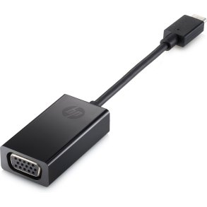 HP USB-C to VGA Adapter USB grafisk adapter Sort