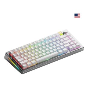 Glorious Gaming GMMK 3 PRO HE 75% Prebuilt tastatur Spil RF trdls + Bluetooth QWERTY US engelsk Slv