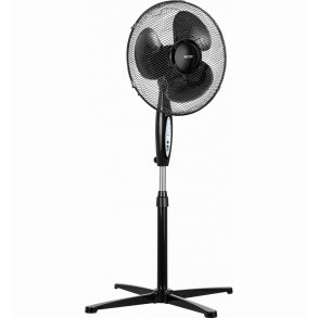 MPM MWP-25/C gulvventilator, 3 hastighedstrin, fjernbetjening, effekt: 45 W, sort