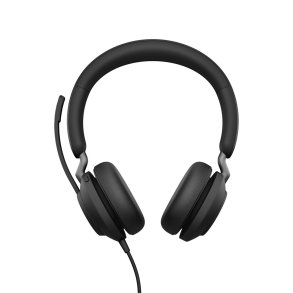 Jabra Evolve2 40 Headset Ledningsfrt Kontor/Callcenter USB Type-A Bluetooth Sort
