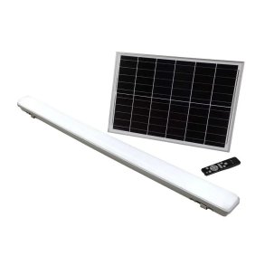 Hermetisk armatur V-TAC VT-120018 solenergi 120cm 18W IP65 3000K-4000K-6400K 1000lm (SKU 6500) Hvid
