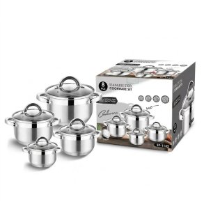 Extralink HOME GARNEK 4-SET STAL NIERDZEWNA 1.9L, 2.7L, 3.6L, 6.1L SF-1132 6,1 L Rund Rustfrit st�l