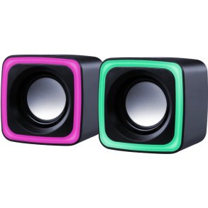 PC SPEAKERS DEFENDER SOLAR 7 2.0 6W LED USB