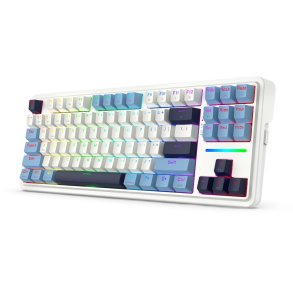 REDRAGON K728WBB-RGB-PRO Antonium Pro tastatur USB + RF Wireless + Bluetooth Hvid, Bl�