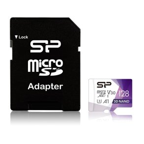 Silicon Power Superior Pro Colorful hukommelseskort 128 GB MicroSDXC Klasse 10 UHS-I + SD-adapter (SP128GBSTXDU3V20AB)