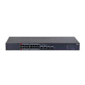 Dahua Technology DH-CS4218-16ET-190 netvrksswitch Administreret L2 Gigabit Ethernet (10/100/1000) Strm over Ethernet (PoE) Sort