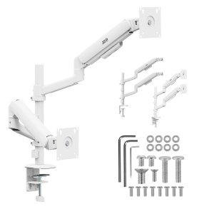 Ergo Office-holder/oph�ng til 2 sk�rme, gasfjeder, 17